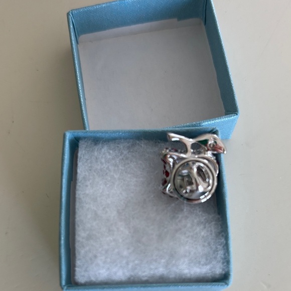 Touchstone Crystal Sparkling Red Apple Brooch - Picture 3 of 3